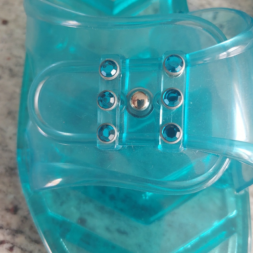 š„SALEš„ Rhinestone Jelly Slides - Picture 5 of 8